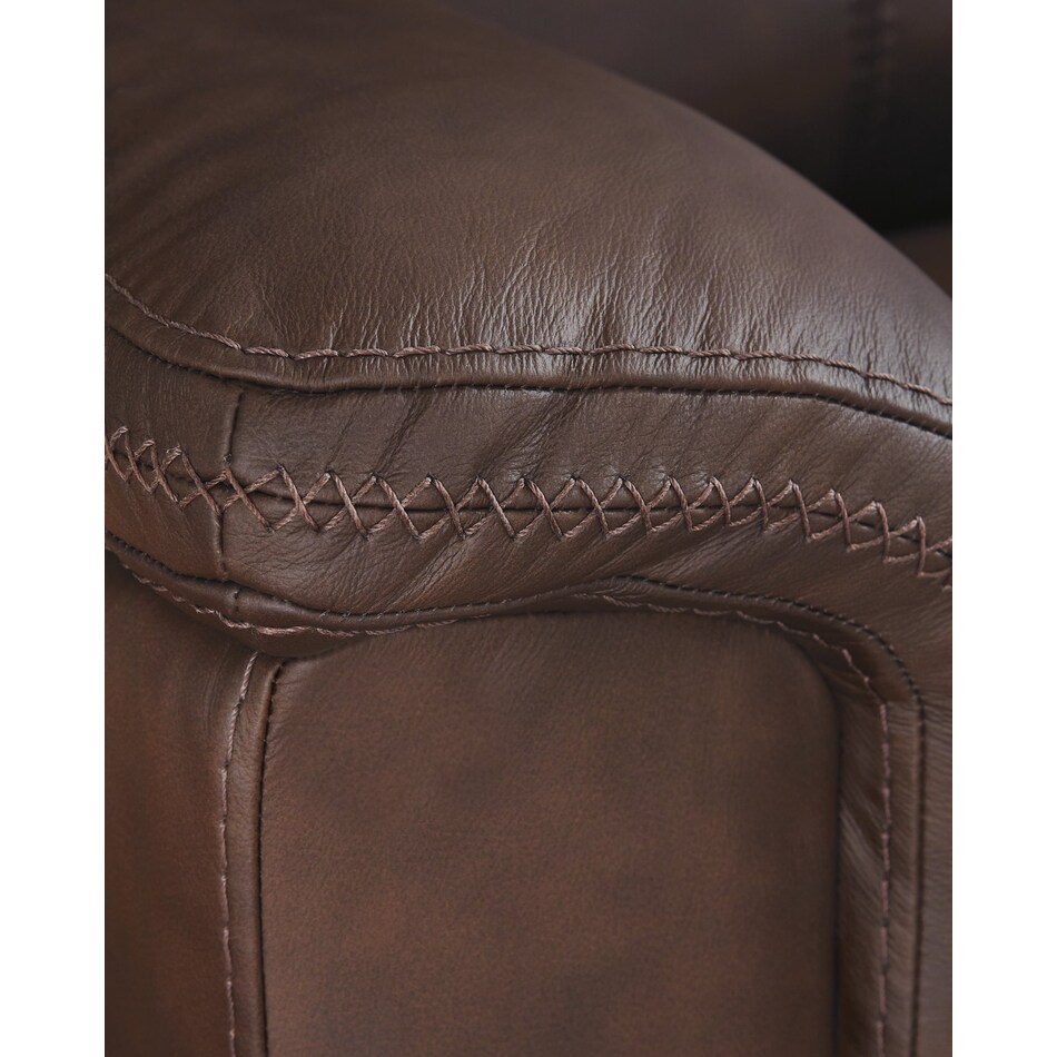 beryton espresso power leather recliner   