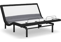 best base with lumbar and audio black adjustable base king   