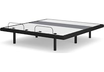 best base with lumbar and audio black adjustable base king   