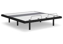 best base with lumbar and audio grey adjustable base king   