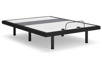 best base with lumbar and audio grey adjustable base queen   