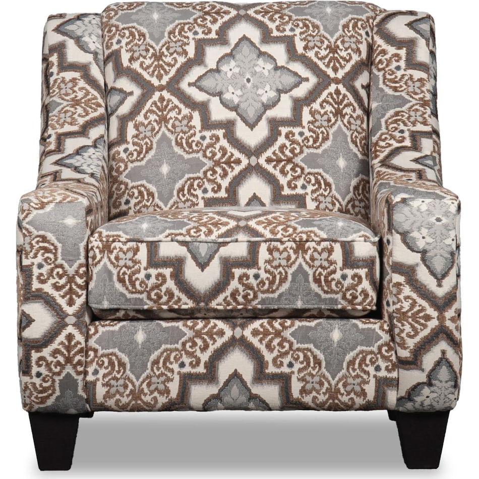 betty anna whitelinen accent chair   