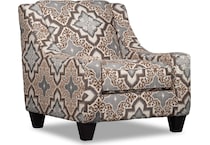 betty anna whitelinen accent chair   