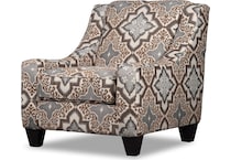 betty anna whitelinen accent chair   