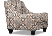 betty anna whitelinen accent chair   