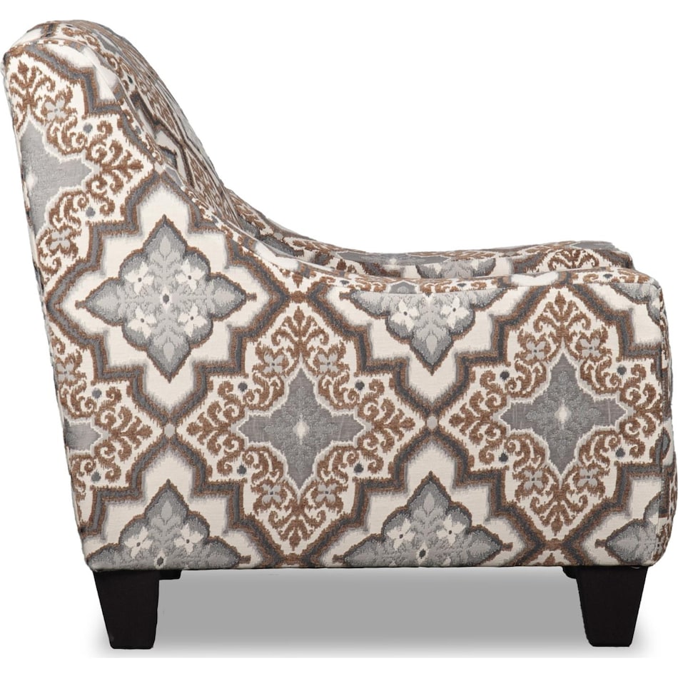 betty anna whitelinen accent chair   