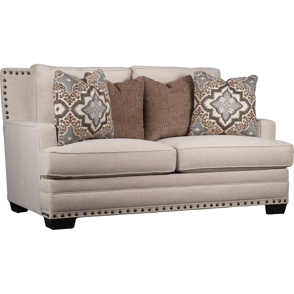 betty anna whitelinen loveseat   