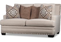 betty anna whitelinen loveseat   