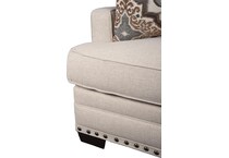 betty anna whitelinen loveseat   