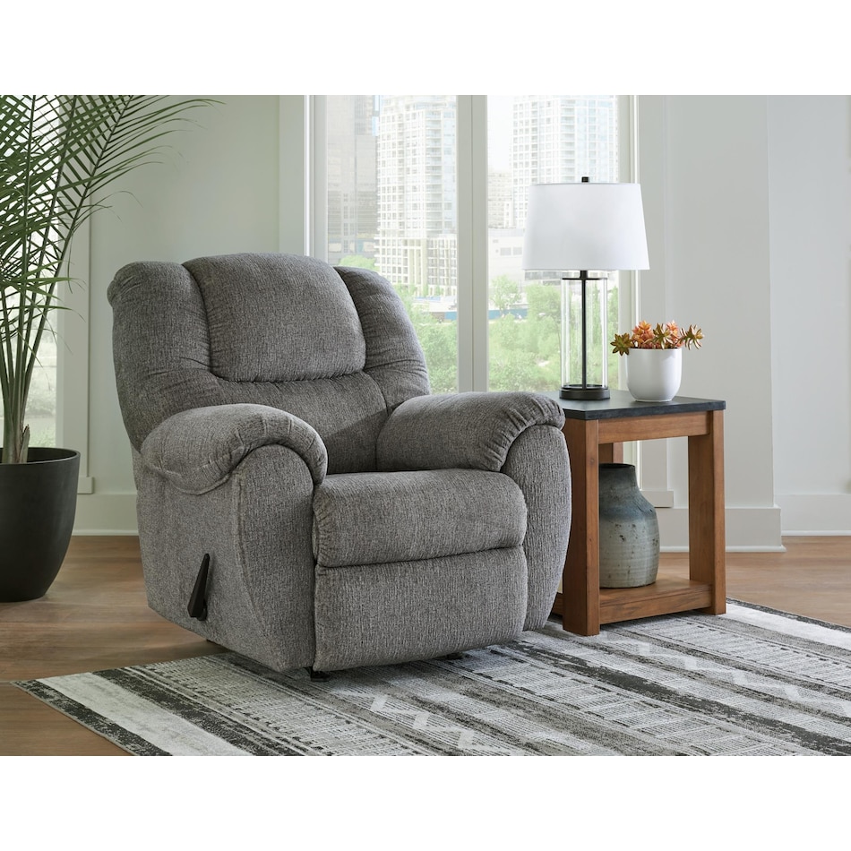 bindura grey recliner   
