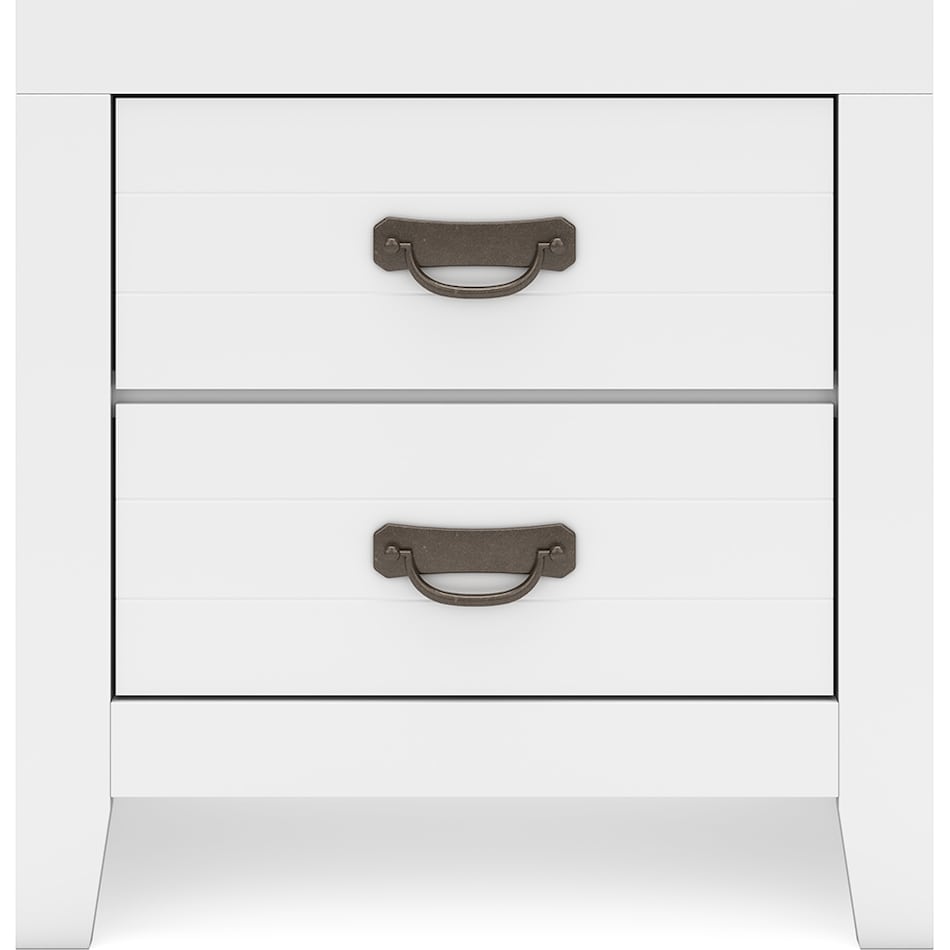 binterglen white nightstand   