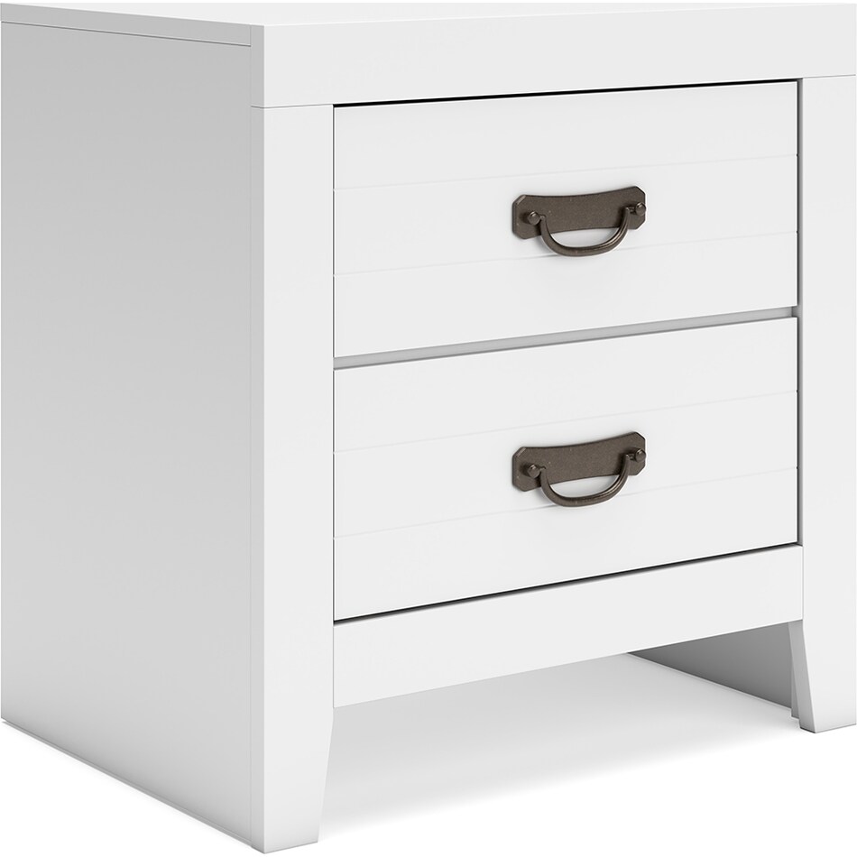 binterglen white nightstand   