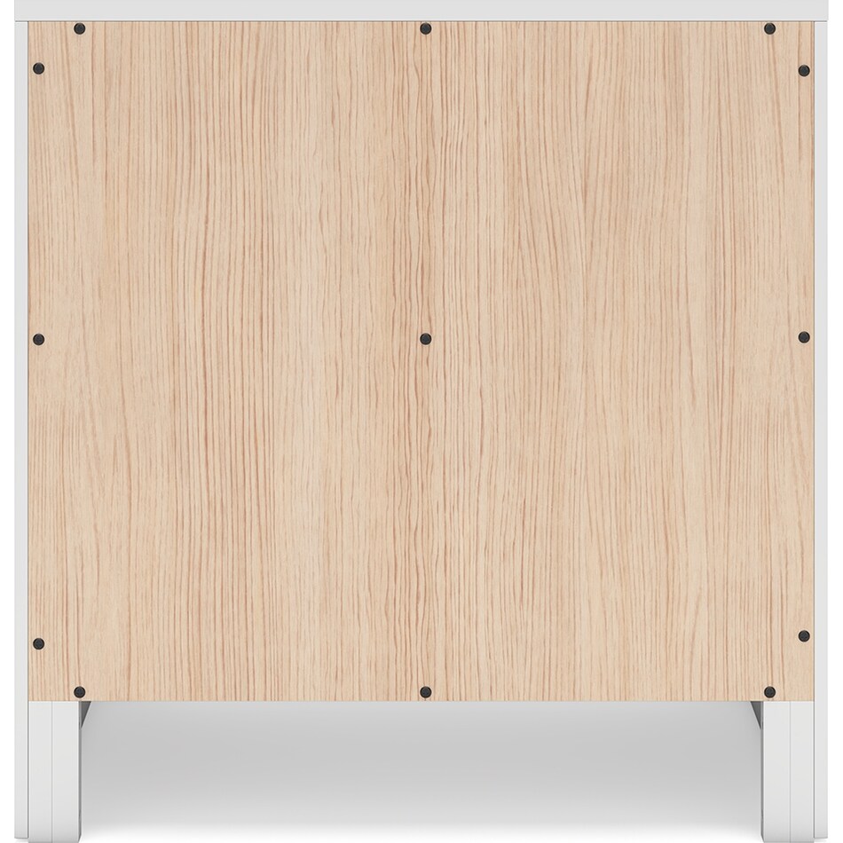 binterglen white nightstand   