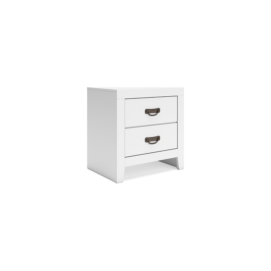 binterglen white nightstand   