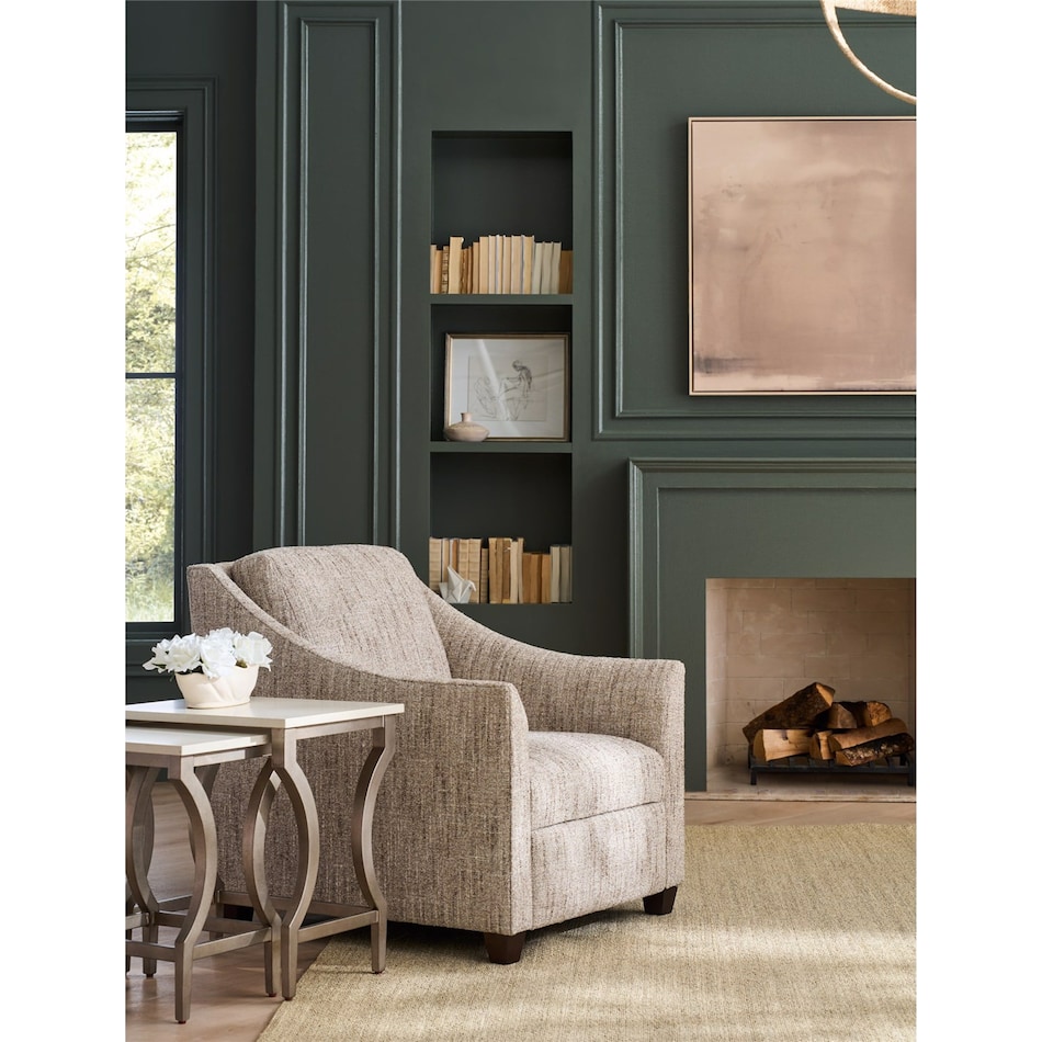 birchaven white end table   