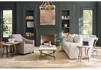 birchaven white end table   