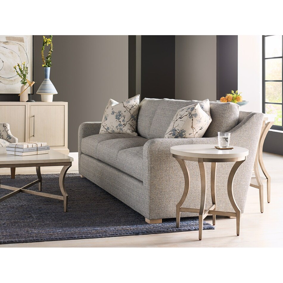 birchaven white end table   