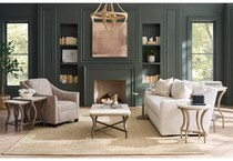 birchaven white end table   