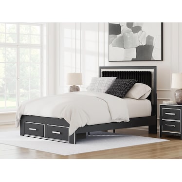 BIRMONTON UPHOLSTERED PANEL STORAGE BED