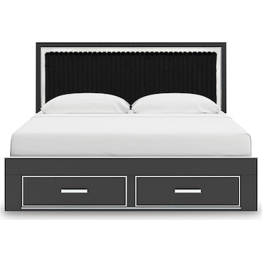 BIRMONTON UPHOLSTERED PANEL STORAGE BED