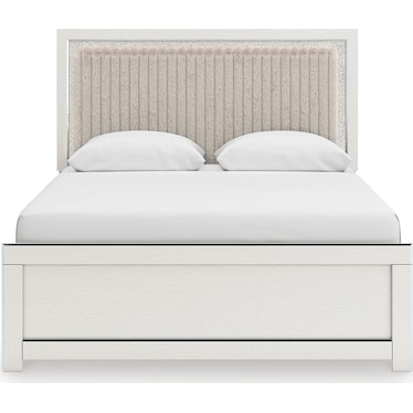 BIRMONTON UPHOLSTERED PANEL PLATFORM BED