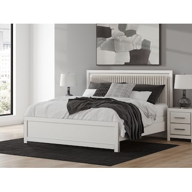 BIRMONTON UPHOLSTERED PANEL BED
