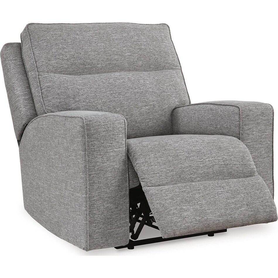biscoe pewter power recliner   