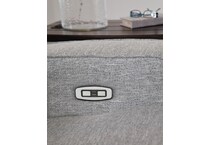 biscoe pewter power recliner   