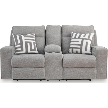 BISCOE POWER RECLINING LOVESEAT WITH CONSOLE