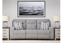 biscoe pewter power reclining sofa   