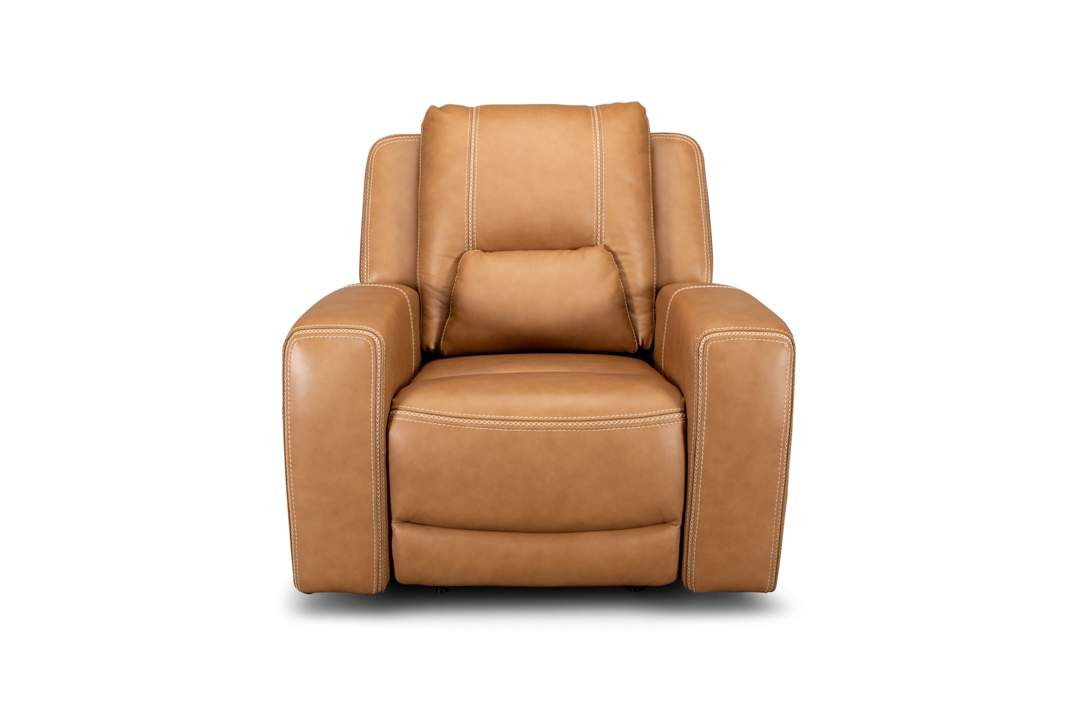 BISON LEATHER POWER RECLINER | Morris