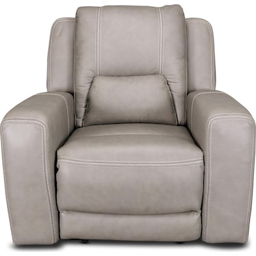 BISON LEATHER POWER RECLINER