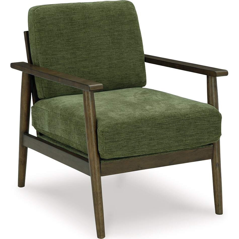 bixler olive accent chair   
