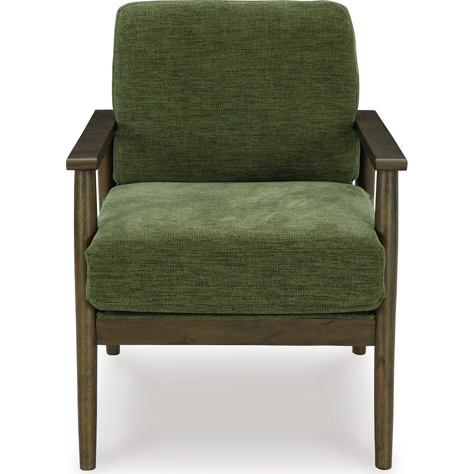 bixler olive accent chair   