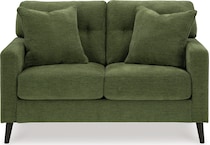 bixler olive loveseat   