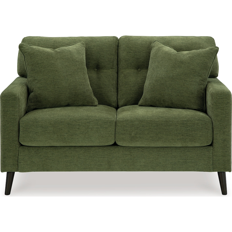 bixler olive loveseat   