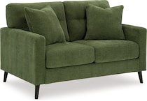 bixler olive loveseat   
