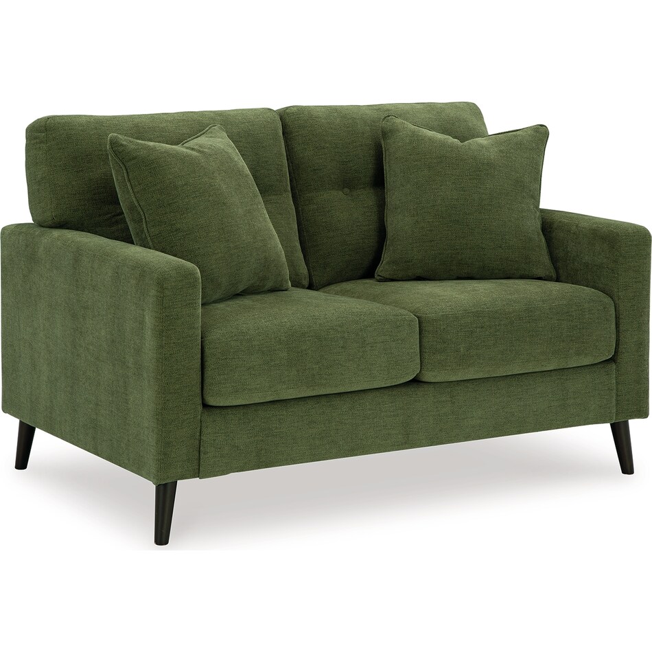 bixler olive loveseat   