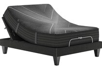 black bx class plush hybrid mattress cal king   