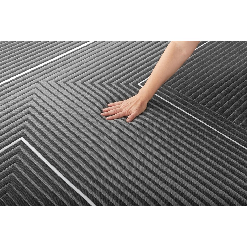 black bx class plush hybrid mattress queen   