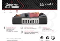 black cx hybrid plush mattress cal king   