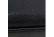 black faux leather swatch  
