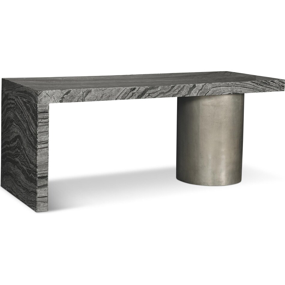 black forest marble   textured graphite metal package   