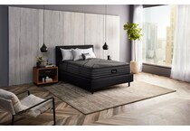 black lx hybrid medium mattress king   