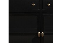 black drawer glide color: black swatch  
