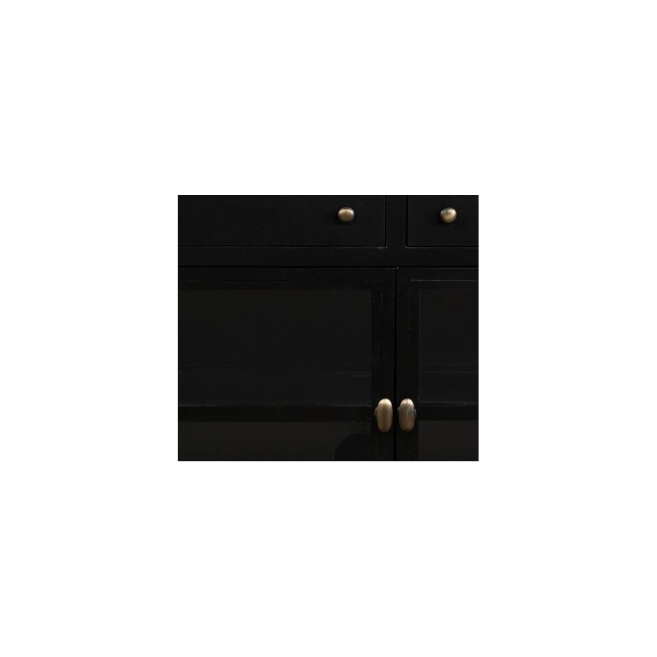black drawer glide color: black swatch  