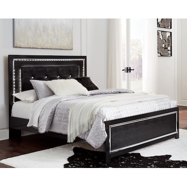 KAYDELL UPHOLSTERED PANEL BED