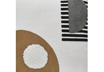 black white honey swatch  