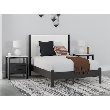 CADMORI UPHOLSTERED PANEL BED