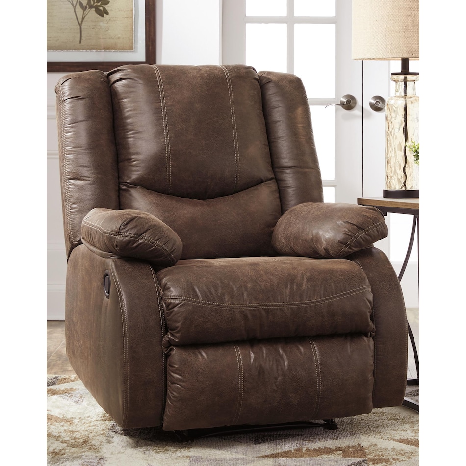 bladewood brown rocker recliner   